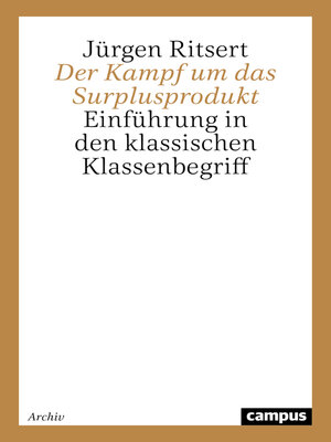 cover image of Der Kampf um das Surplusprodukt